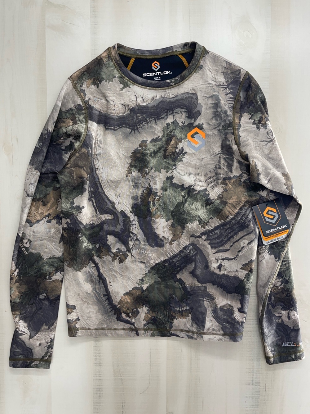 nwt SCENTLOK climafleece hunting outdoors long sleeve base layer warm top m